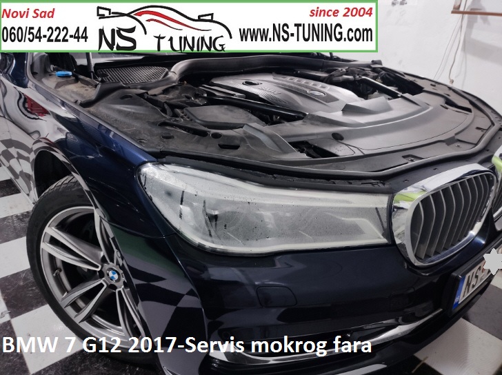 bmw 7 g12 g11 led far mokar vlaga reparacija predihtovanje farova servis novi sad ns tuning